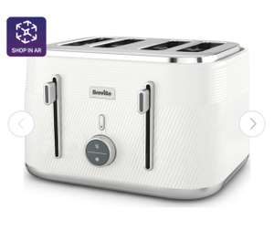 Breville Obliq VTT974 4-Slice Toaster £34.99 Free click and collect / Free Delivery to Store @ Currys