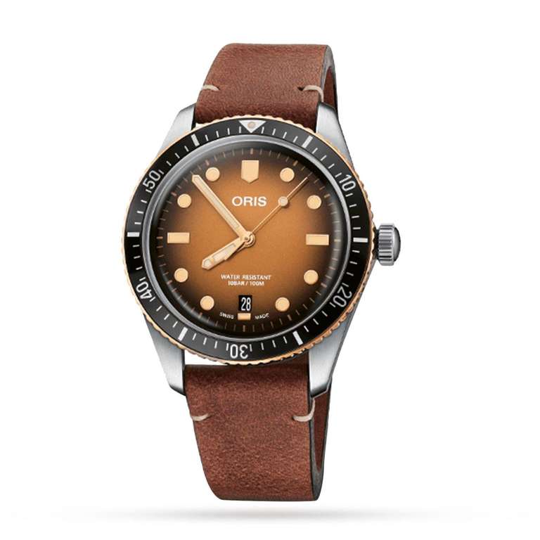 Oris Divers Sixty-Five Bronze Automatic Men's Watch £1,040 at Beaverbrooks