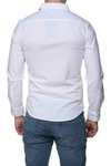 Levi's Men's Long-Sleeve Battery Housemark Slim Shirt - white