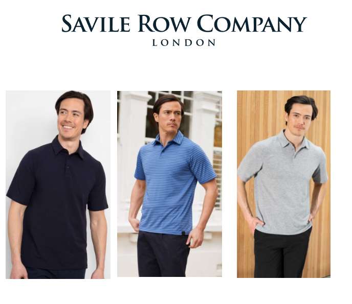 Men's Active Polo Shirts Now £16 + Free UK Delivery & Free UK 6-month Returns with Code