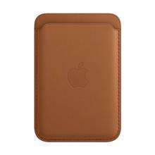 Apple Official iPhone Leather Wallet With MagSafe - California Poppy / Brown / Arizona (1st Gen) - With Code