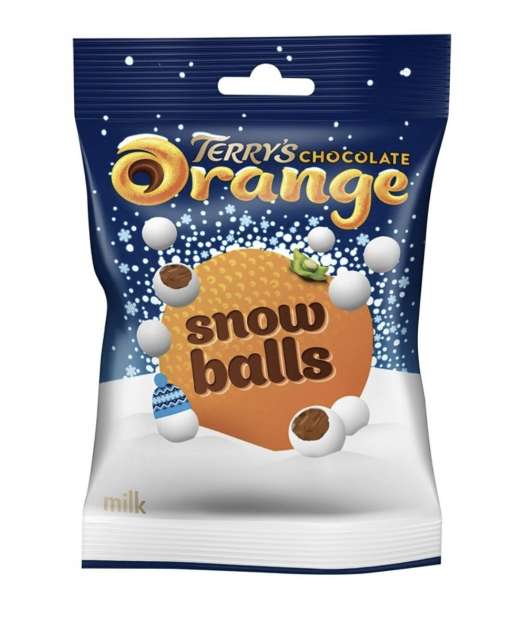 Terry's Chocolate Orange Snow Balls 70g (Stock Dependant on Location)