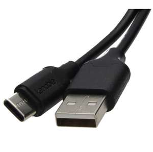 USB-C to USB-A Fast Charger Lead For Mobile Phone/PS5/Series X Charging Cable 2m Black - £2.56 Delivered @ Kenable