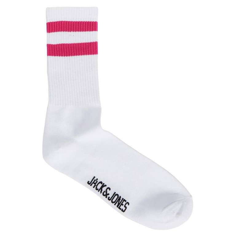 JACK & JONES Men's Jacaedan Tennis Sock - Pink Yarrow