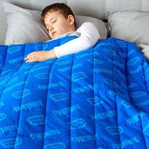 Fortnite Weighted Blanket 5KG - Blue - £23.95 Delivered @ Online Home Shop