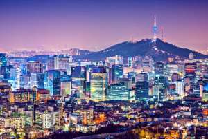 Return flights Dublin to Seoul, South Korea - various dates in November 2024 to April 2025 (e.g. 25th March to 3rd April 2025) - Lufthansa