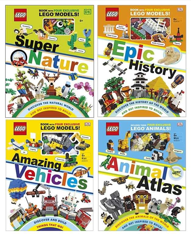 LEGO Activity Animal Atlas / Amazing Vehicles/ Super Nature/Epic History £5.99 / DK Star Wars/ Marvel Book £5.99 each @ Lidl