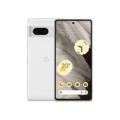 Google Pixel 7 – Unlocked Android 5G Smartphone with wide-angle lens and 24-hour battery – 128GB – Snow £496.45 at Amazon