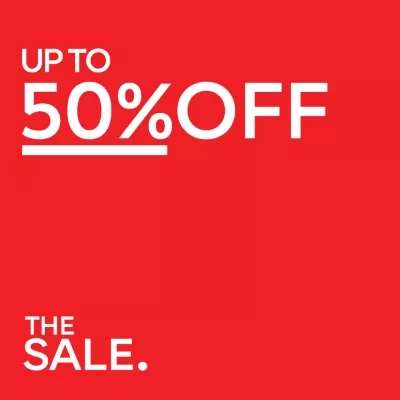 Up To 50% Off Sale online & instore - Free Click & Collect / Delivery £3.50 or Free on a £60 spend