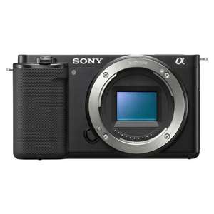 Sony Alpha ZV-E10 Compact System Vlogging Camera, 4K Ultra HD, 24.2MP, Wi-Fi, Bluetooth, Body Only, £479 John Lewis