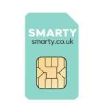 Smarty 24GB data, Unlimited min and text, EU roaming (5GB) + £12 TopCashback - 1 month plan, no contract