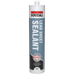 Soudal Trade Roof & Gutter Sealant 290ml Black - £2.99 + Free Click & Collect @ Toolstation