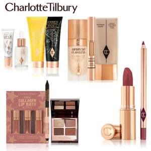 Sale Up to 40% Off + Free Shipping Over £49 + Free Samples and Free Gift (selected cart values) - @ Charlotte Tilbury