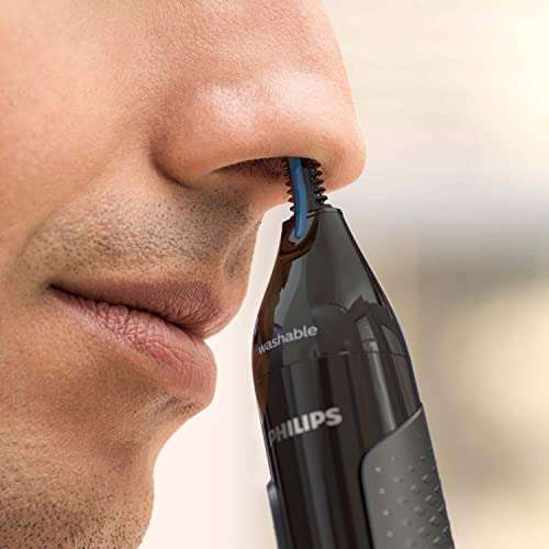 Philips Nose Hair Trimmer, Series 3000 Nose, Ear and Eyebrow £11 @ Amazon |  hotukdeals