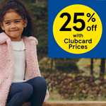 25% off all clothing (Clubcard price) - 16 Feb to 19 Feb - in store @ Tesco F&F Clothing