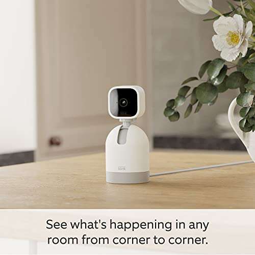 Blink Mini Pan-Tilt Camera | Rotating indoor plug-in smart security camera - £28.99 (Prime Exclusive) @ Amazon