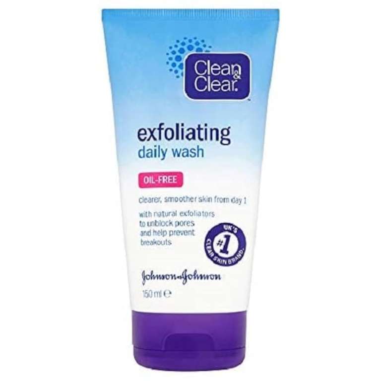 Clean & Clear Exfoliating Oil Free Daily Wash, 150ml - £1.12 / £1.05 S&S + voucher