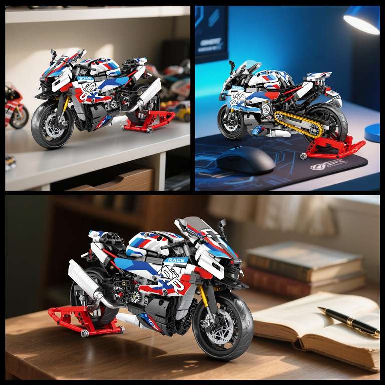 Reobrix 1000 RR Motorbike Building Bricks Set 949 Pcs £42.49 bei ...
