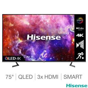 Hisense 75A7GQTUK 75 Inch QLED 4K Ultra HD Smart TV £649.99 delivered @ Costco