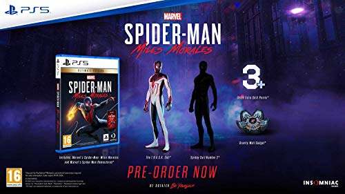 Marvel’s Spider-Man: Miles Morales Ultimate Edition – PlayStation 5 £39.99 @ Amazon