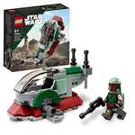 LEGO 75344 Star Wars Boba Fett's Starship Microfighter, Buildable Toy Vehicle with Adjustable Wings and Flick Shooters, The Mandalorian Set
