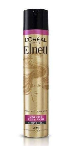 L'Oreal Hairspray Elnett Volume Flat Hair Strong Hold 200ml : £1 Free  Collection @ Superdrug | hotukdeals