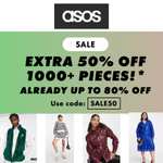 Sale - Up to 80% Off + Extra 50% Off (Min. Spend £20) With Code - @ Asos