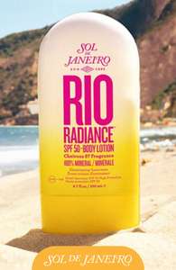 Free Sample Sol de Janeiro Rio Radiance SPF 50 Body Lotion