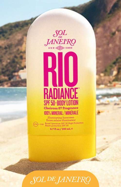 Free Sample Sol de Janeiro Rio Radiance SPF 50 Body Lotion 7.5ml