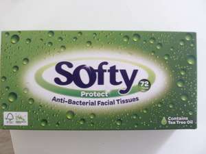 SOFTY Anti-bacterial facial tissues 31p instore @ Sainsbury's Orpington