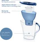 Brita Marella Fridge Water Filter Jug 2.4L + 1 Maxtra Pro Filter - Free Click & Collect