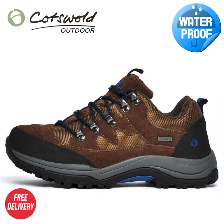 Men's Cotswold Oxerton Waterproof Walking Hiking Shoes - Using Code
