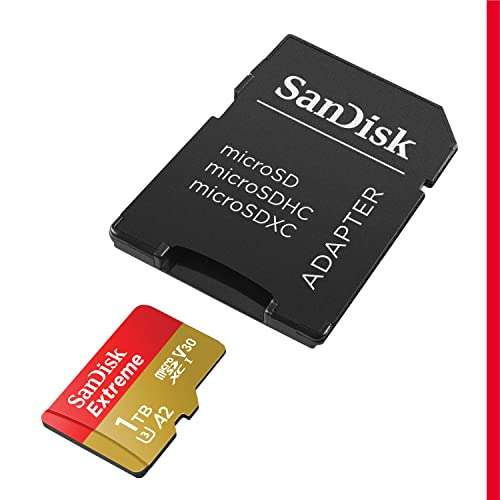 SanDisk 1TB Extreme microSDXC UHS-I Memory Card with Adapter - £108 Delivered @ Amazon US