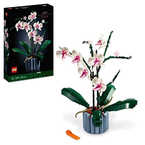 LEGO 10311 Icons Orchid Artificial Plant Building Set with Flowers, Home Décor Accessory for Adults, Botanical Collection - £31.34 @ Amazon