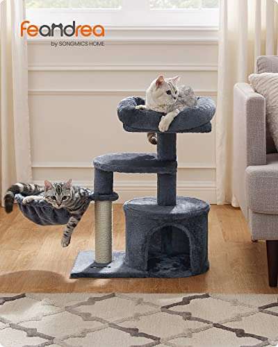 FEANDREA Cat Tree, Small Cat Tower £25.99 @ Amazon