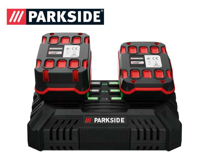 Parkside 20V Dual Quick Battery Charger £19.99/Parkside 20V 2Ah Battery £14.99/Parkside 20V 4Ah Battery £27.99 In Store @ Lidl From 5/2/23