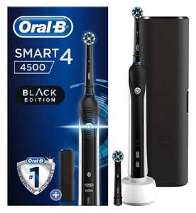 Oral B Electric Toothbrush Smart 4500 Black with Travel Case £60 Boots