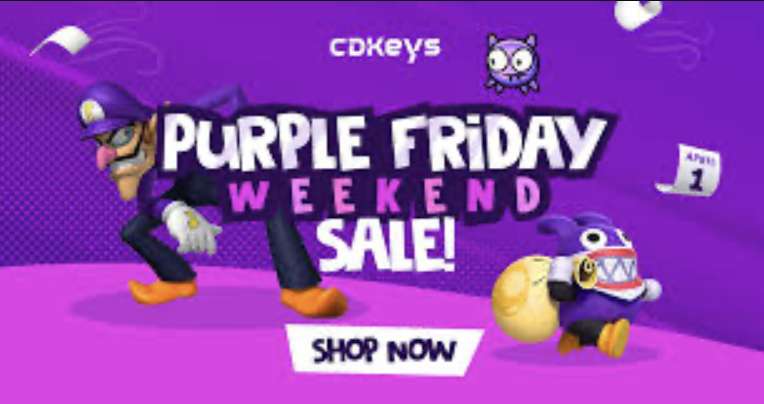Get 10% Off Games & DLCs With Code During Purple Friday Weekend Sale, Up To A Maximum Of £5 Discount (One time use, Opt In required)