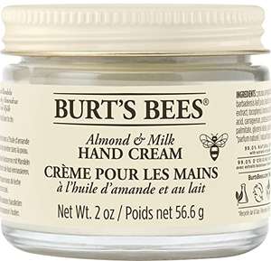 Burt's Bees Sweet Almond Oil, Beeswax & Milk Hand Cream 56.6g - £5.12 / (£4.61 Subscribe & Save) @ Amazon
