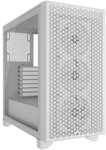 Corsair 3000D AIRFLOW Mid-Tower PC Case White + Black ( Tempered Glass / 2 x Corsair SP120 ELITE case fans ) w / code