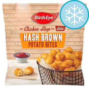 Birds Eye Chicken Shop Hash Brown Potato Bites 500G - £1.25 Clubcard Price @ Tesco