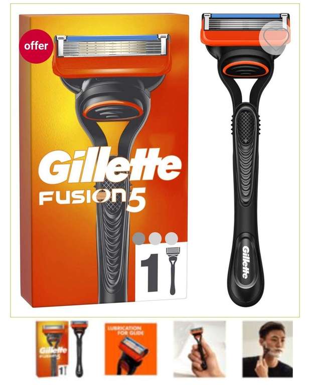 Gillette Fusion5 Razor For Men - 1 Blade - £6 free C&C @ Boots