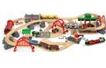 BRIO World Deluxe Railway Set for Kids Age 3 Years Up - Compatible With All BRIO Trains and Accessories - £157.39 @ Amazon