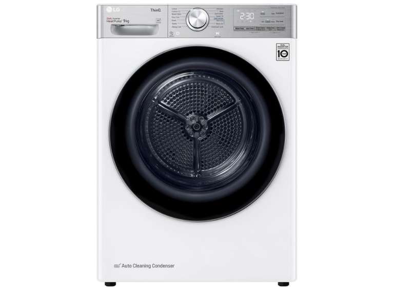 LG FDV1109W 9kg Heat Pump Tumble Dryer £799 using code @ Reliant