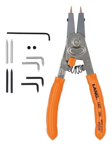 Lang tools 1421 Quick Switch Circlip Plier Set,Silver
