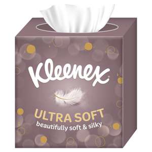 Kleenex Ultra Sofy Facial Tissues - £1 Clubcard Price @ Tesco
