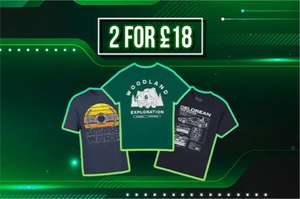 Top T-shirts 2 for £18 + £1.99 Delivery @ Zavvi