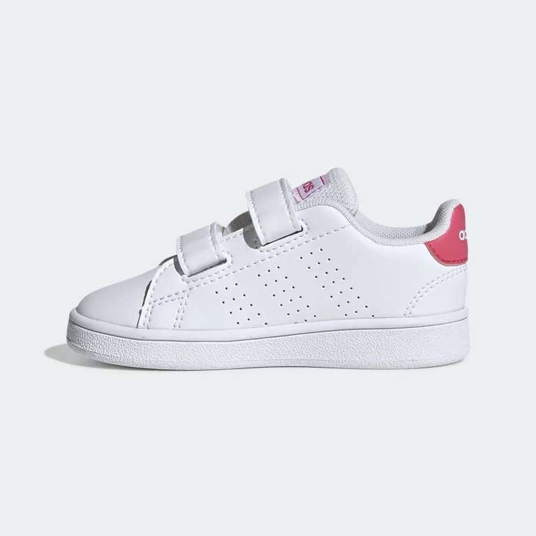adidas Kids Advantage Shoes (in Cloud White / Real Pink) - £13.68 With Code + Free Delivery With AdiClub - @ adidas