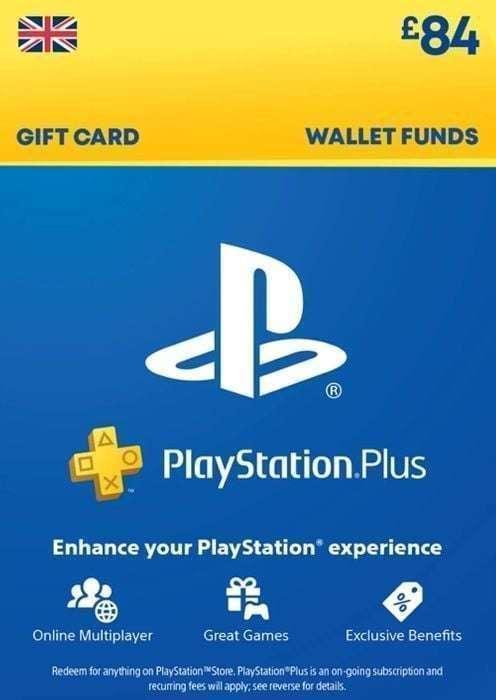[PS4/PS5] £84 PlayStation Store Gift Card (PSN)
