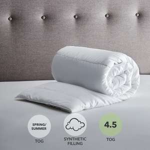 Soft and Cool 4.5 Tog Summer Duvet Single £8/Double £10/King £13. Free C&C